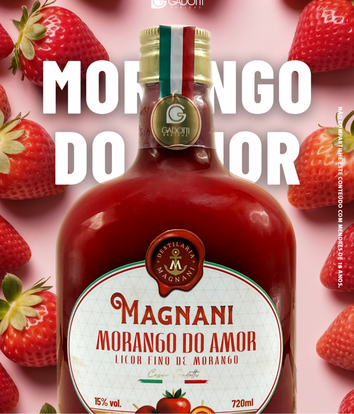LICOR MORANGO DO AMOR