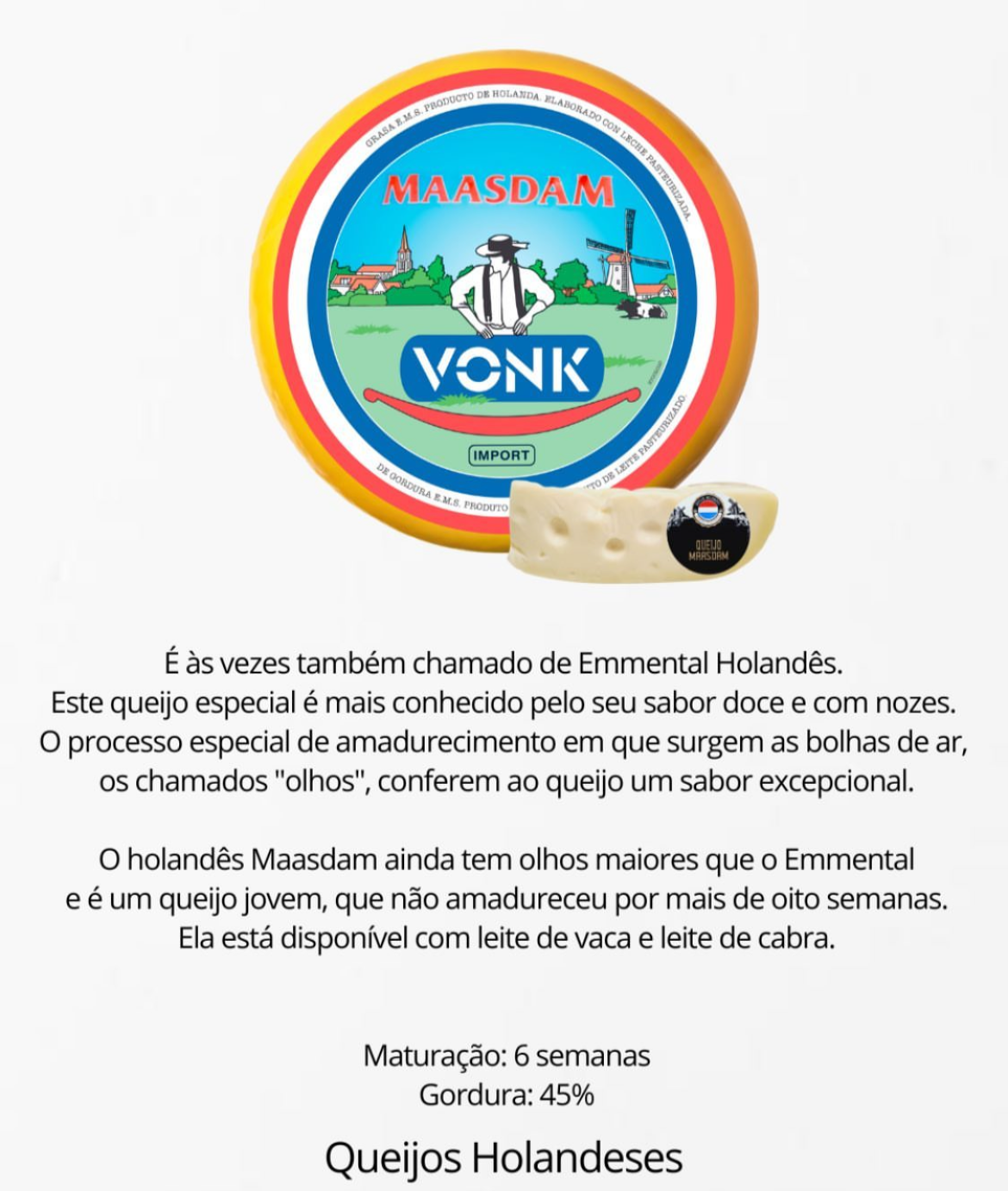 Queijo Maasdam