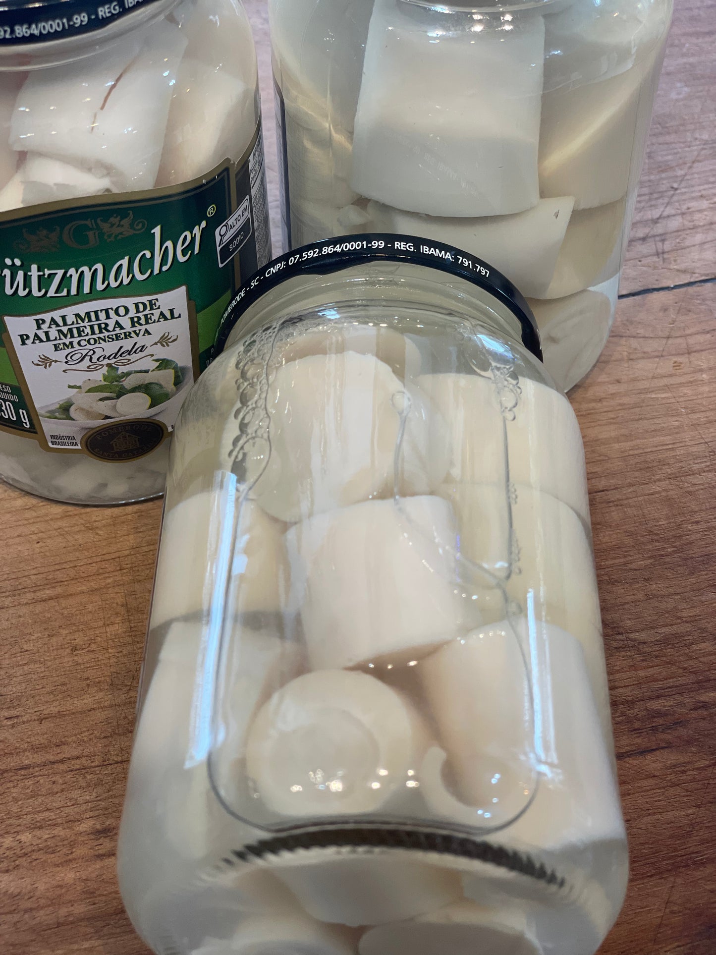Palmito Coração pedaços